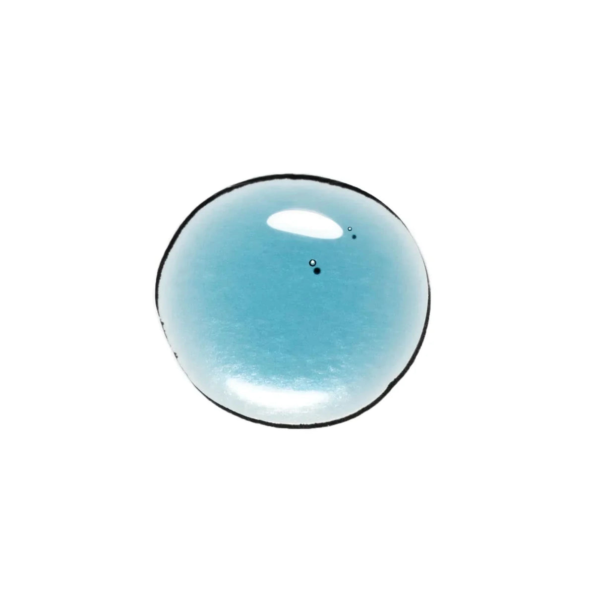 Blue tansy face oil UAE – Delune Dubai AHA + Blue Tansy Overnight Renewal Oil blue texture swatch