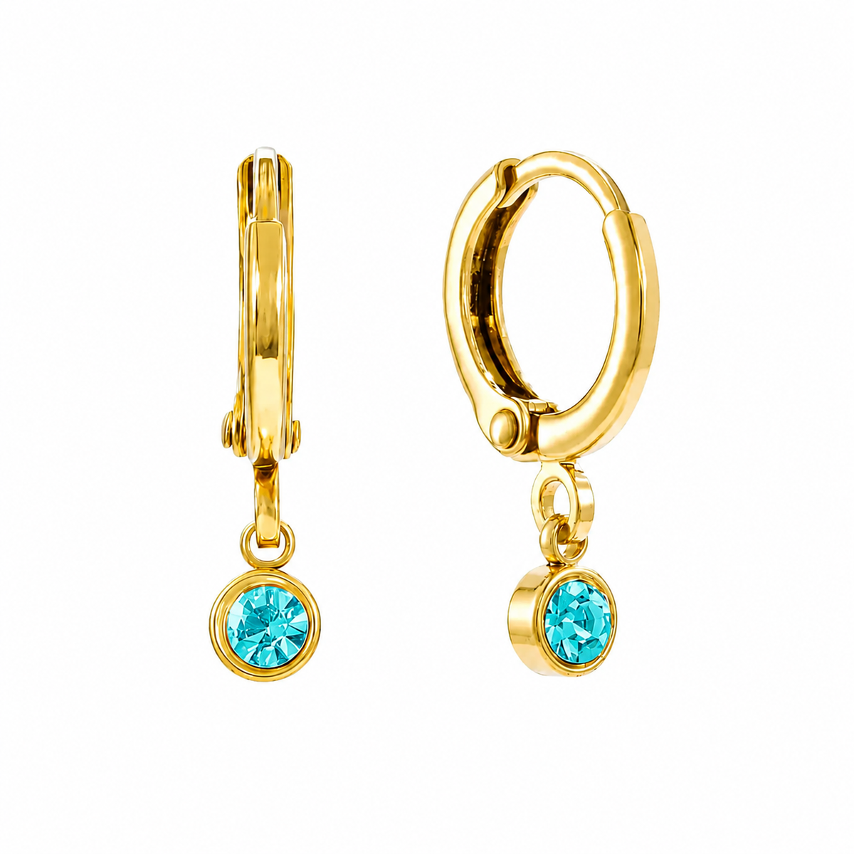 Lueur Hoop Earrings, view 5