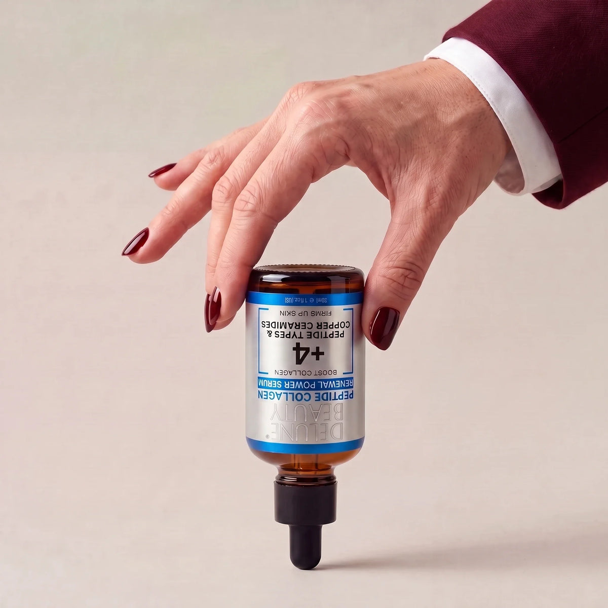 Face serum UAE – Delune Dubai Copper Ceramides Peptide Renewal Power Serum