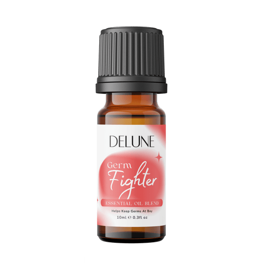Delune Germ Fighter Essential Oil Blend bottle for protection and cleanliness, 10ml