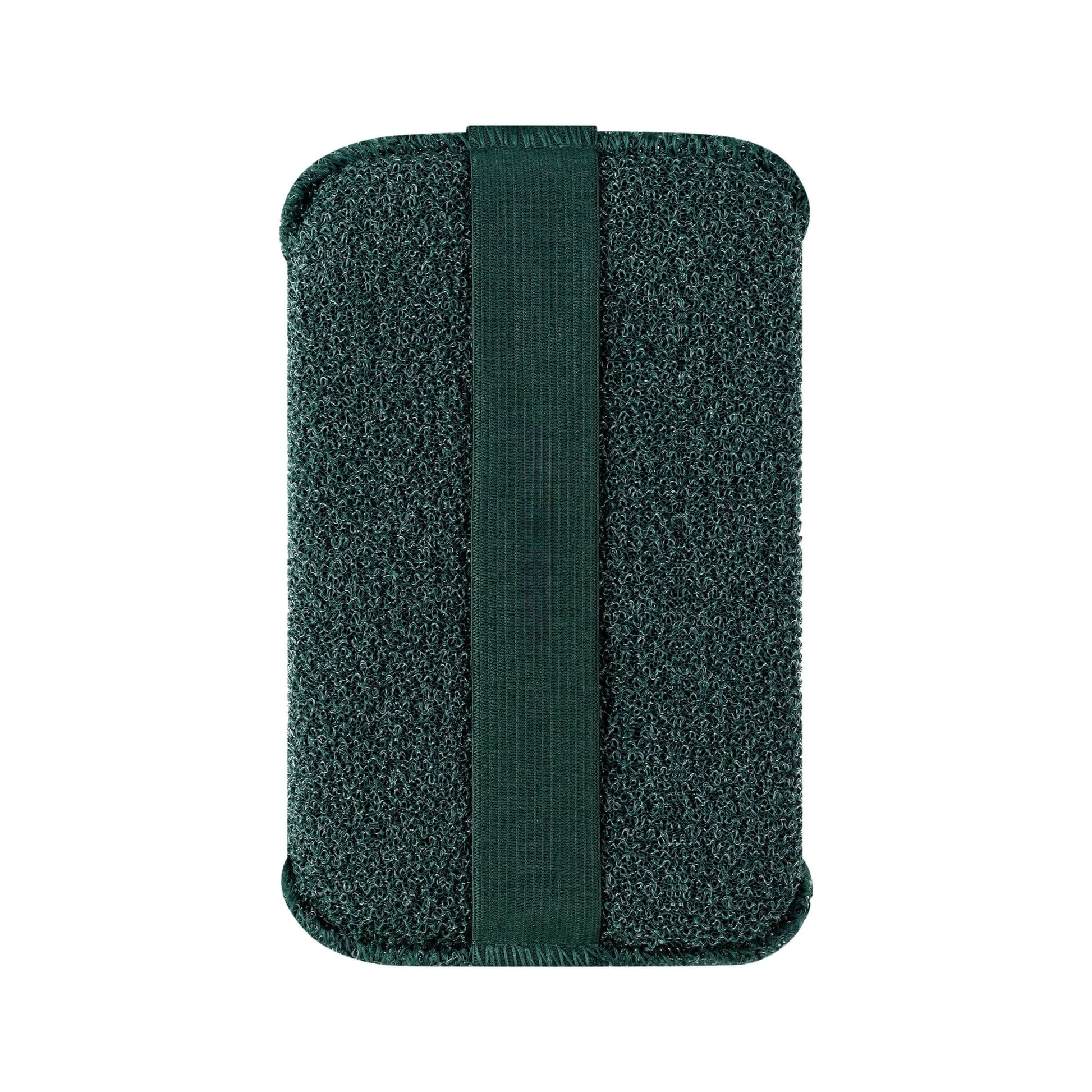 XL Body Buffer by Delune - Sustainable Exfoliating Scrubber with Easy-to-Hold Strap for Bath or Shower, Extra-Large Size