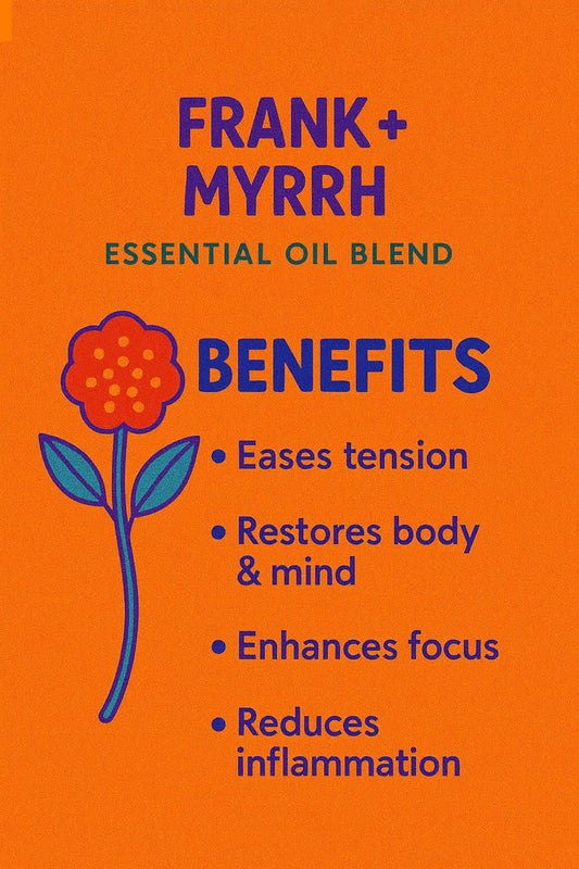Frank + Myrrh essential oil blend UAE – Delune Dubai Frank + Myrrh (Pure Essential Oil Blend)