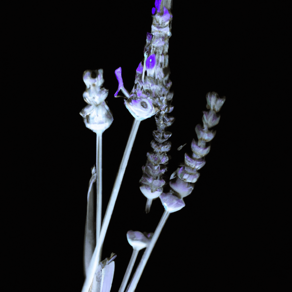 Elegant lavender sprigs with soothing aroma, perfect for calming skincare rituals and relaxation.