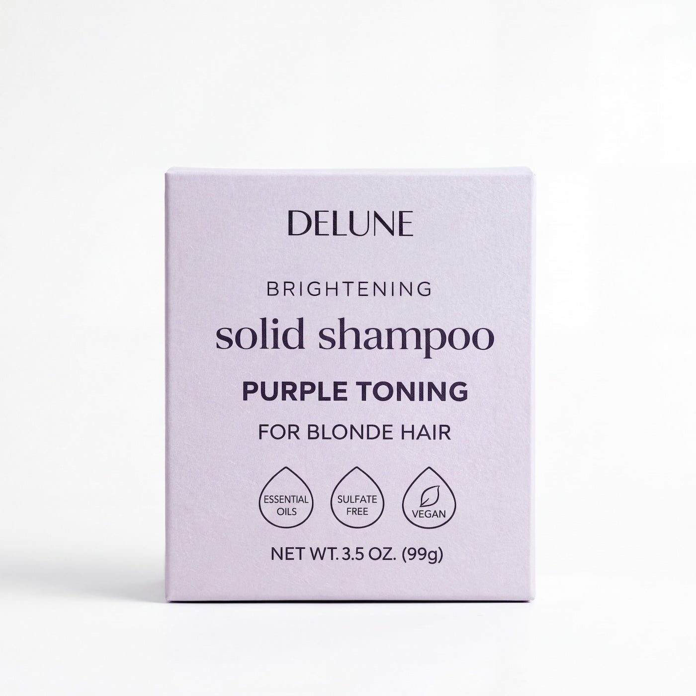 Purple Solid Shampoo Bar — Cool Tones • Brass Neutraliser