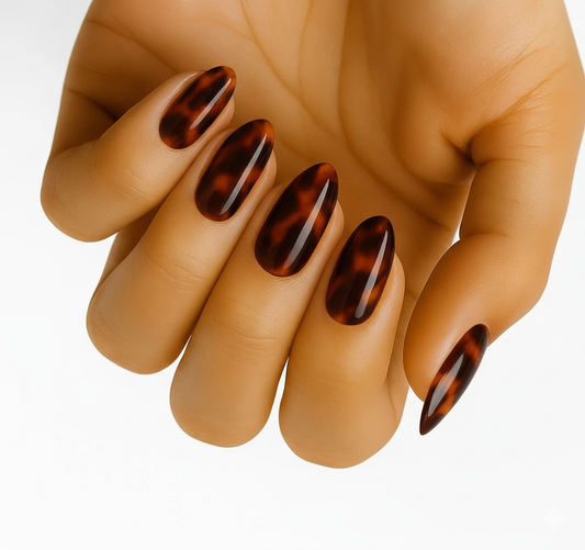 Tortoiseshell (Non-UV Nail Wraps)