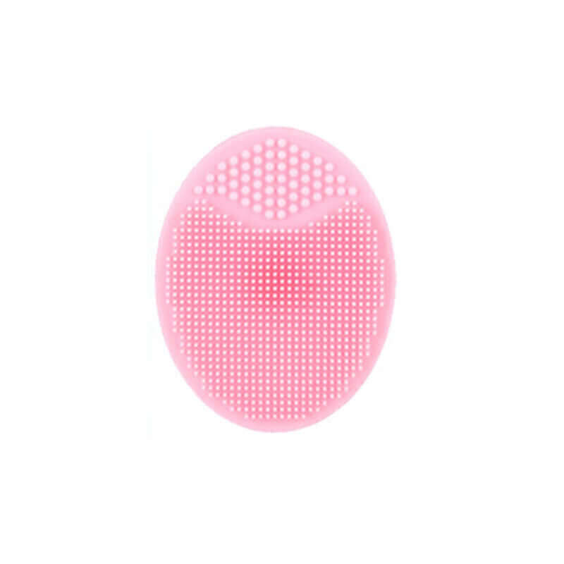 Delune's silicone face scrubber with antimicrobial silver for effective exfoliation and radiant skin care.