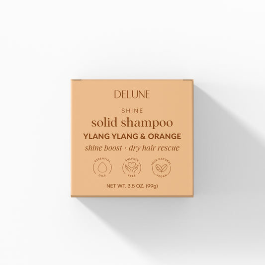 صابون شامبو صلب بخلاصة الإيلنغ إيلنغ والبرتقال - تعزيز اللمعان · إنقاذ الشعر الجاف