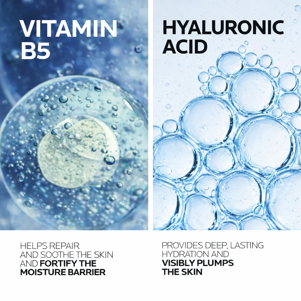 سيروم الوجه بحمض الهيالورونيك والألوة بنسبة 3٪ 