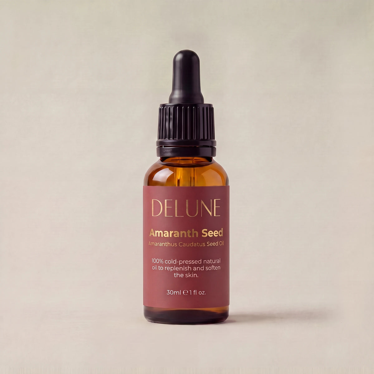 Delune Amaranth Seed Oil, 30ml dropper bottle