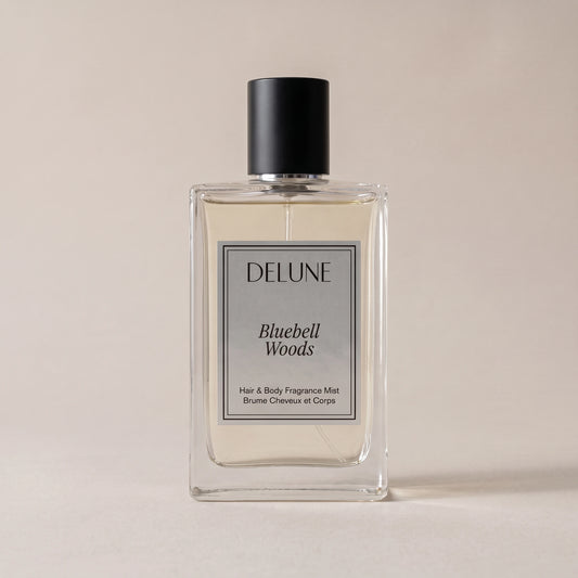 Hair perfume mist UAE – Delune Dubai Bluebell Woods Hair & Body Fragrance Mist