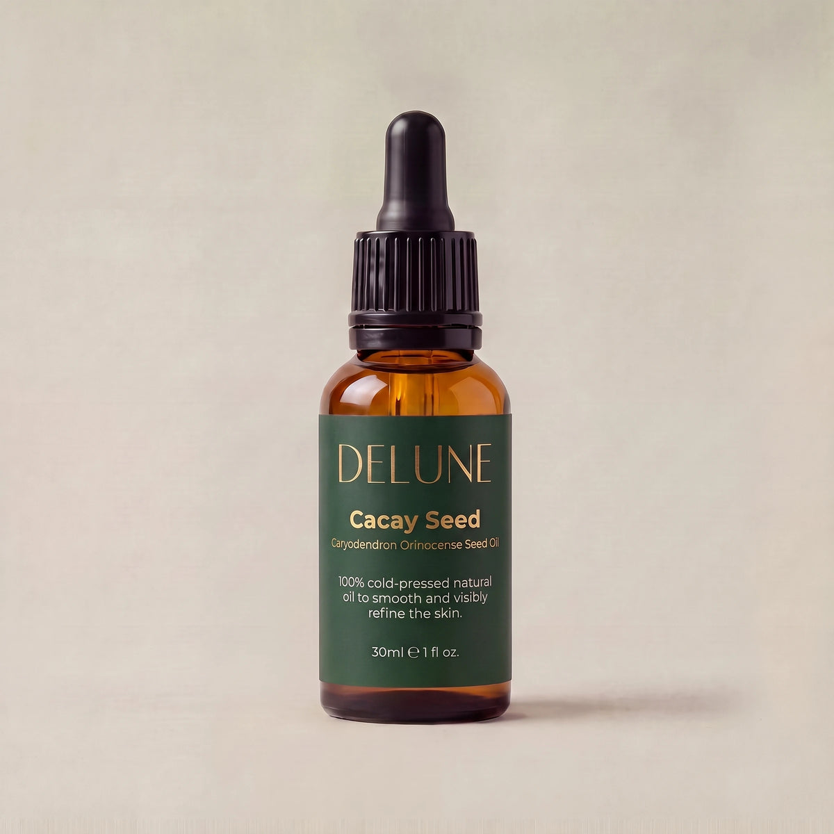 Delune Cacay Seed Oil, 30ml dropper bottle