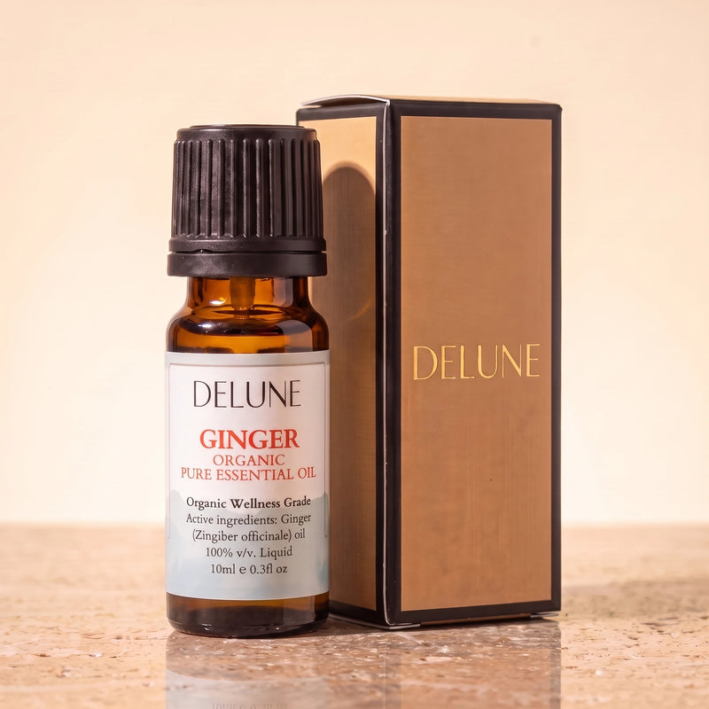 Organic ginger essential oil UAE – Delune Dubai Ginger Organic Wellness Grade Essential Oil