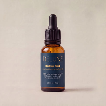 Delune Kukui Nut Oil, 30ml dropper bottle