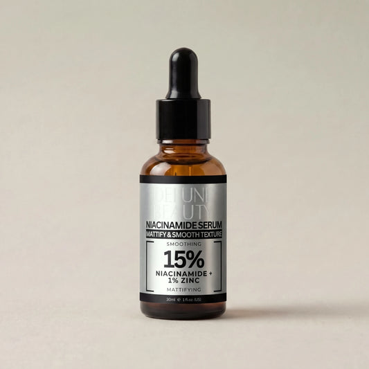 Face serum UAE – Delune Dubai Niacinamide and 1% Zinc Serum studio packshot