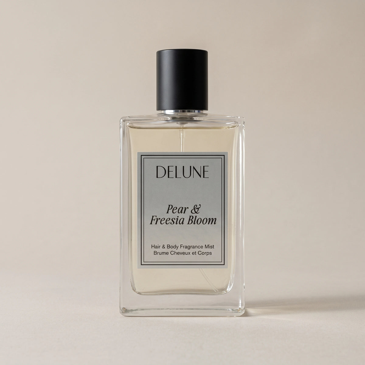Hair perfume mist UAE – Delune Dubai Pear & Freesia Bloom Hair & Body Fragrance Mist