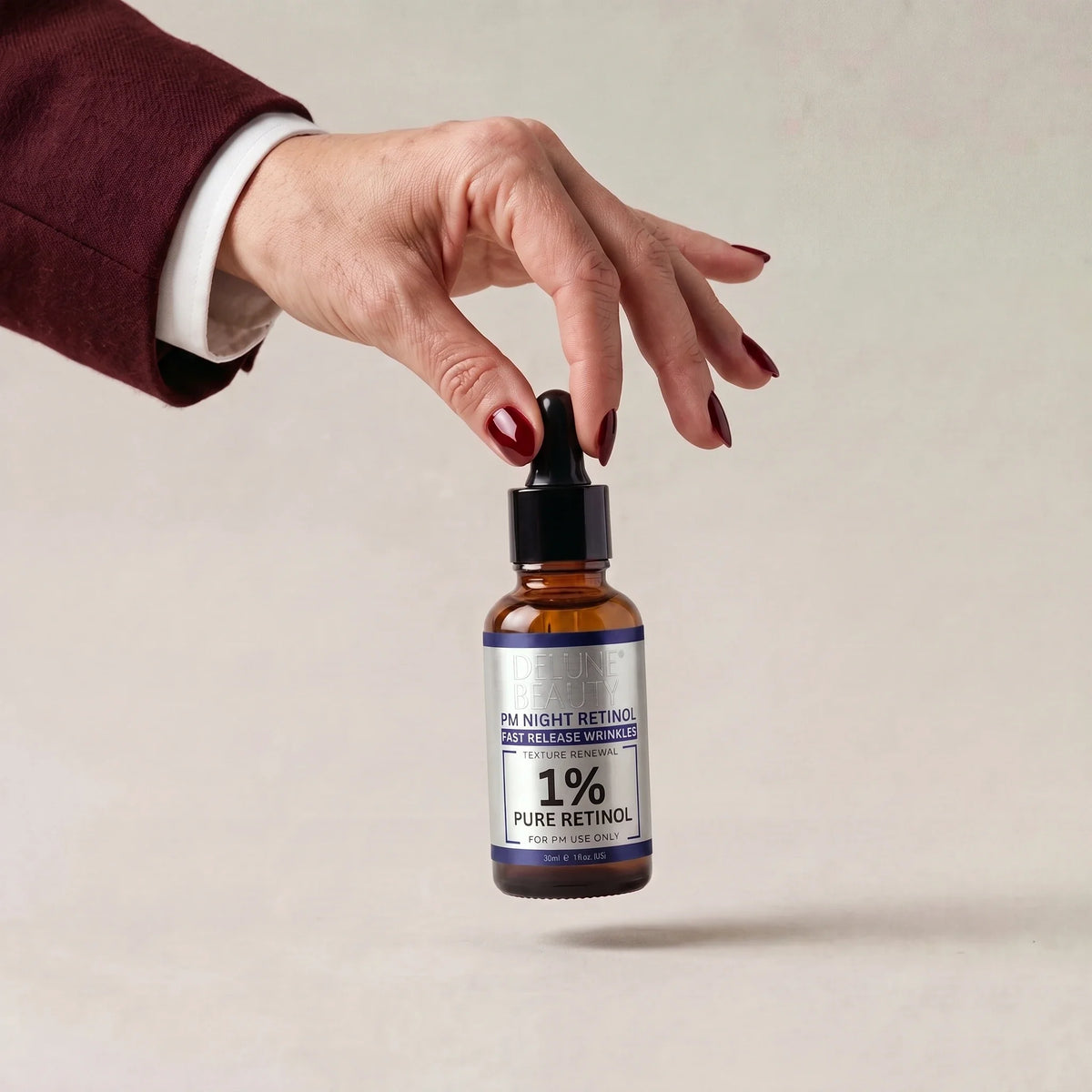 Face serum UAE – Hand lifting Delune Dubai Beauty PM Night Retinol Power Serum
