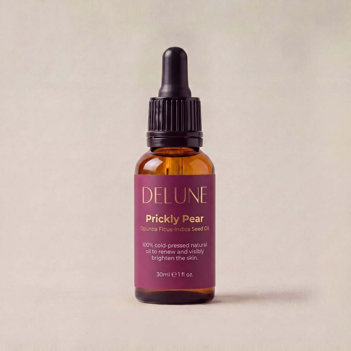 Delune Prickly Pear Seed Oil, 30ml dropper bottle