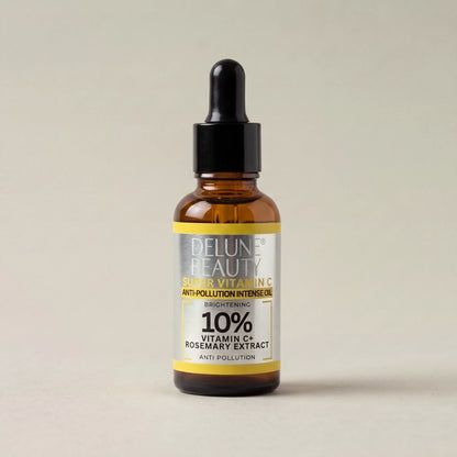 Face oil UAE – Delune Dubai Super Vitamin C Brightening Oil studio packshot