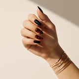 Tortoiseshell Noir Non-UV Nail Wraps