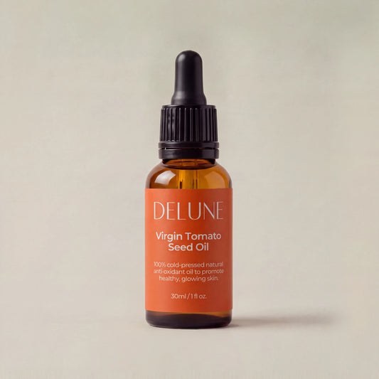 Tomato Seed Oil UAE – Delune Dubai Virgin Tomato Seed Oil 30ml dropper bottle
