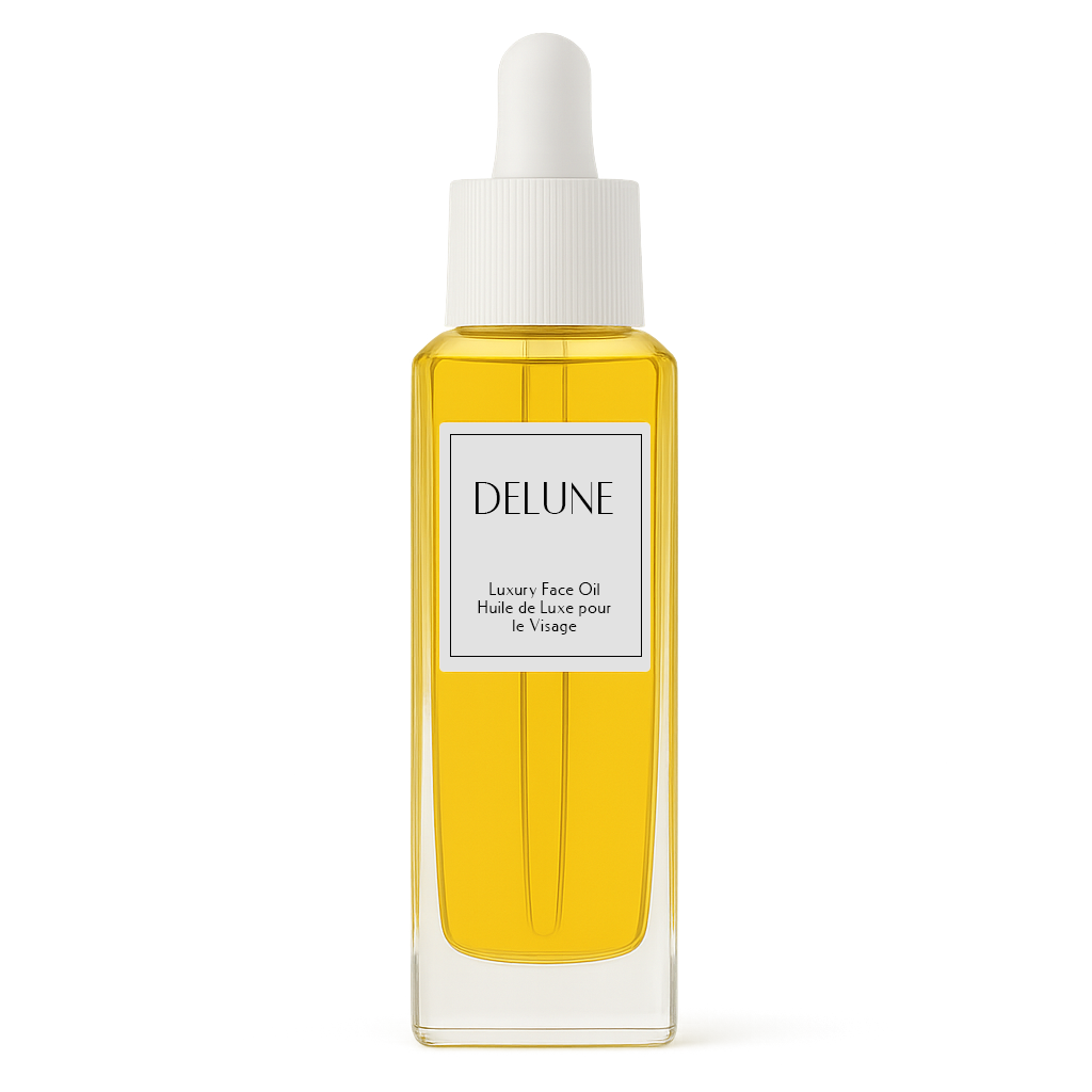 Delune Jasmine & Neroli Luxury Face Oil Bottle