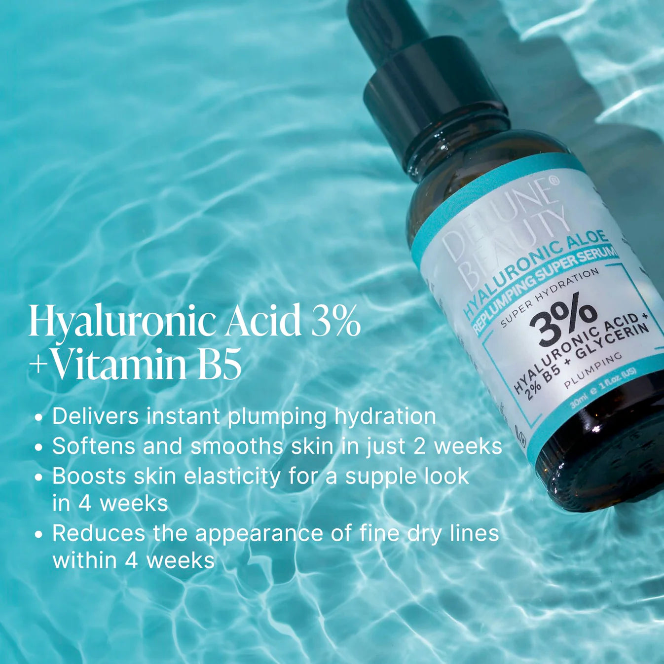 3% Hyaluronic Aloe B5 Face Serum