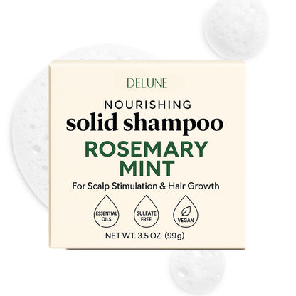 Rosemary Mint Solid Shampoo Bar - Scalp Boost · Hair Growth