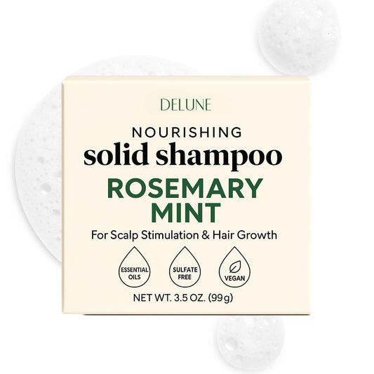 Rosemary Mint Solid Shampoo Bar - Scalp Boost · Hair Growth