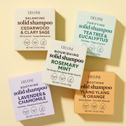 Cedarwood & Clary Sage Solid Shampoo Bar - Oil Control · Scalp Rebalance