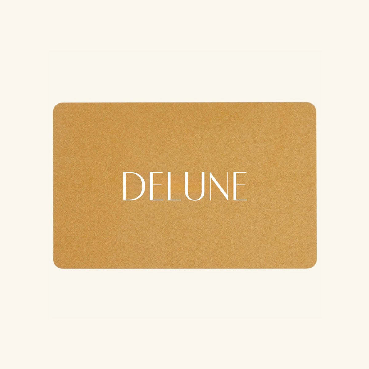 Gift card UAE – Delune Dubai eGift Card in gold