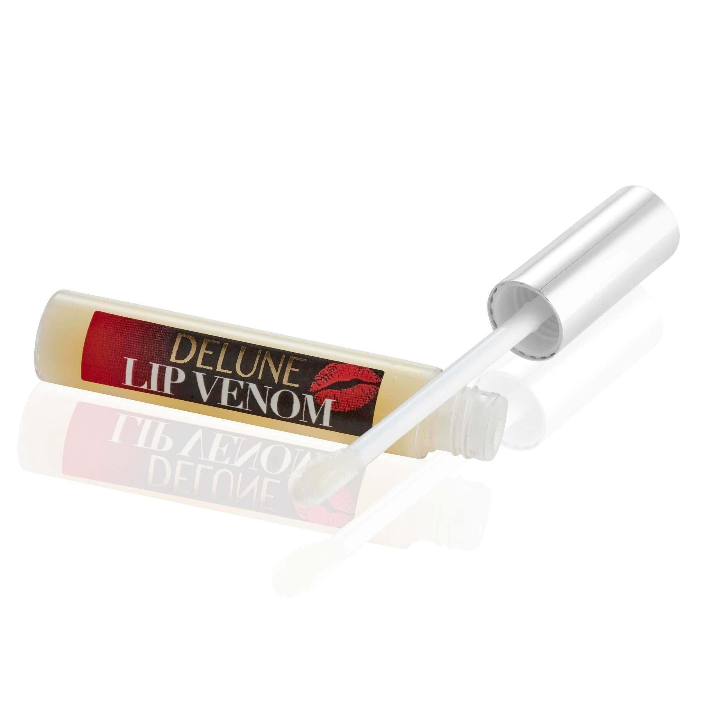 Lip Venom® Plumping Glossy Balm tube for hydrating, smooth lips.