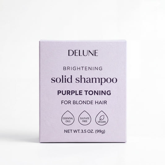 Purple Solid Shampoo Bar — Cool Tones • Brass Neutraliser